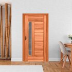 Kit Porta De Madeira 213cmx84,5cm Batente 12cm Pe34 Esel Aber