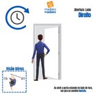 Kit Porta De Madeira 215x67cm Batente 15cm Com Guarnição Cris