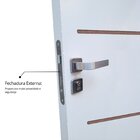 Kit Porta De Madeira 215x67cm Batente 20cm Com Guarnição Cris