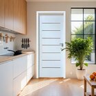 Kit Porta De Madeira 215x67cm Batente 20cm Com Guarnição Cris