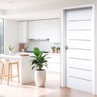 Kit Porta De Madeira 215x76cm Batente 25cm Com Guarnição Cris