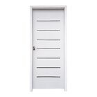 Kit Porta De Madeira 215x86cm Batente 20cm Com Guarnição Cris