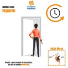 Kit Porta De Madeira 215x87cm Batente 14cm Com Guarnição Cris