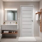 Kit Porta De Madeira 215x96cm Batente 11cm Com Guarnição Cris