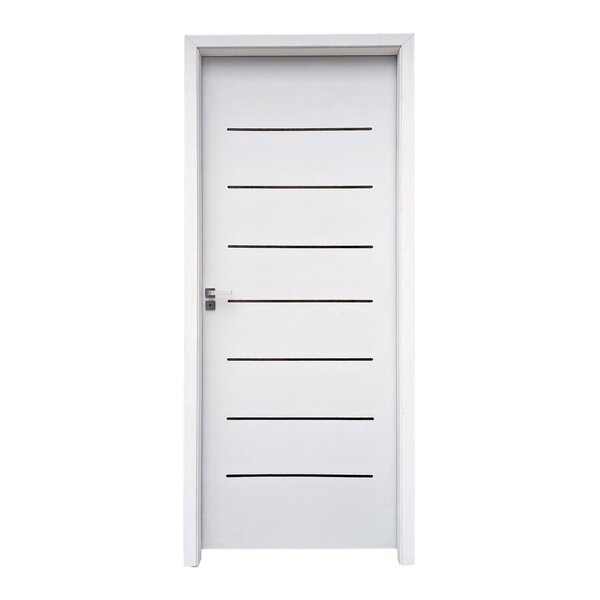 Kit Porta De Madeira 215x96cm Batente 15cm Com Guarnição Cris