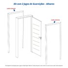 Kit Porta De Madeira 215x96cm Batente 9,5cm Com Guarnição Cri