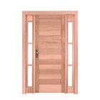 Kit Porta De Madeira 2 Vitrôs 213cmx136cmx12cm Pe28 Esel Aber
