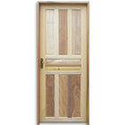 Kit Porta De Madeira Americana Premium 2,10 X 0,82 Direita Li