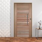 Kit Porta De Madeira Bbb 210x110cm Batente 11cm Fechadura Rol