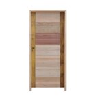 Kit Porta De Madeira Bbb 210x72cm Batente 11cm Fechadura Golf