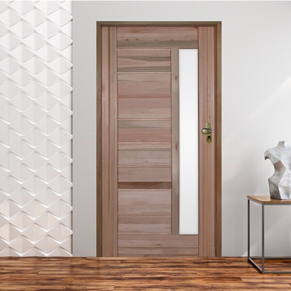 Kit Porta De Madeira Bbb 210x72cm Batente 11cm Fechadura Stil