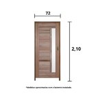 Kit Porta De Madeira Bbb 210x72cm Batente 11cm Fechadura Stil