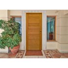 Kit Porta De Madeira Bbb 210x82cm Batente 14cm Fechadura Golf