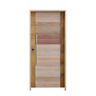 Kit Porta De Madeira Bbb 210x82cm Batente 14cm Fechadura Role