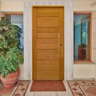 Kit Porta De Madeira Bbb 210x82cm Batente 14cm Fechadura Role