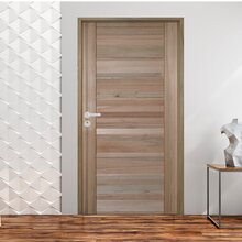 Kit Porta De Madeira Bbb 210x92cm Batente 11cm Fechadura Stil