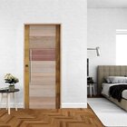 Kit Porta De Madeira Bbb 210x92cm Batente 14cm Fechadura Role