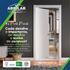 Kit Porta De Madeira Branco Com Pintura Uv Premium Direita -