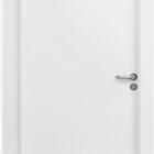 Kit Porta De Madeira Branco Com Pintura Uv Premium Esquerda -