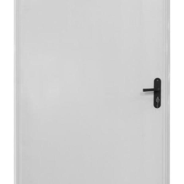 Kit Porta De Madeira Branco Interna C/batente Esquerda - 214x