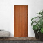 Kit Porta De Madeira Camarão 210x62cm Batente 14cm Rodam  Imb