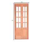 Kit Porta De Madeira Camarão Direita 213cmx110cmx12cm Pe71 Es
