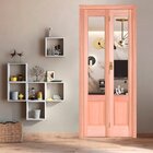 Kit Porta De Madeira Camarão Direita 213cmx94,5cmx12cm Pe71 E