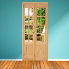 Kit Porta De Madeira Camarão Esquerda 213cmx84,5cmx12cm Pe71