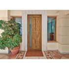 Kit Porta De Madeira Com Visor 210x72cm Batente 14cm Fechadur