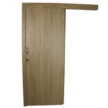 Kit Porta De Madeira Completa 213cm X 60cm  Batente Regulavel