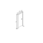 Kit Porta De Madeira Completa 213cm X 64cm  Batente Regulavel