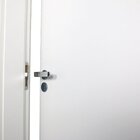 Kit Porta De Madeira Completa 213cm X 64cm  Batente Regulavel