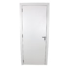 Kit Porta De Madeira Completa 213cm X 74cm  Batente Regulavel