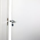 Kit Porta De Madeira Completa 213cm X 74cm  Batente Regulavel