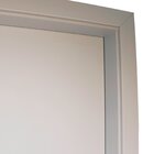 Kit Porta De Madeira Completa 213cm X 74cm  Batente Regulavel