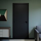 Kit Porta De Madeira Completa 213cm X 74cm  Batente Regulavel