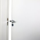 Kit Porta De Madeira Completa 213cm X 84cm  Batente Regulavel