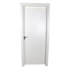 Kit Porta De Madeira Completa 213cm X 84cm  Batente Regulavel