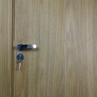 Kit Porta De Madeira Completa 213cm X 84cm  Batente Regulavel