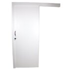 Kit Porta De Madeira Completa 213cm X 90cm  Batente Regulavel