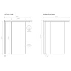 Kit Porta De Madeira Completa 213cm X 90cm  Batente Regulavel