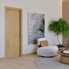 Kit Porta De Madeira Completa 213cm X 94cm  Batente Regulavel