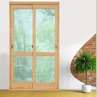 Kit Porta De Madeira Correr Pe621 Gold Esel 216 X 120 X 12cm