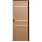 Kit Porta De Madeira Cristal Padrão Imbuia 2,10 X 0,72 Esquer