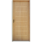 Kit Porta De Madeira Cristal Padrão Imbuia 2,10 X 0,72 Esquer