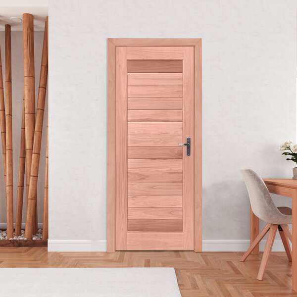 Kit Porta De Madeira Da Abertura  213x94,5cm Batente 12cm Pe3