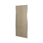 Kit Porta De Madeira Decorada 212x65cm Com Batente De Alumini