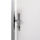 Kit Porta De Madeira Decorada 212x65cm Com Batente De Alumini