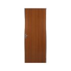 Kit Porta De Madeira Decorada 212x85cm Com Batente De Alumíni