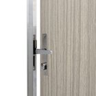 Kit Porta De Madeira Decorada 212x95cm Com Batente De Alumini